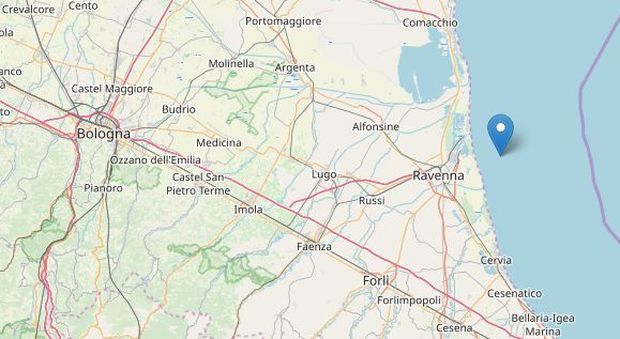 Terremoto in Emilia Romagna, scossa di 3.4 tra Ravenna e Forlì-Cesena: «Sentito dalla popolazione»