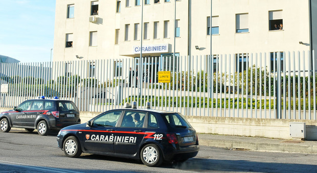 La caserma dei carabinieri di Civitanova