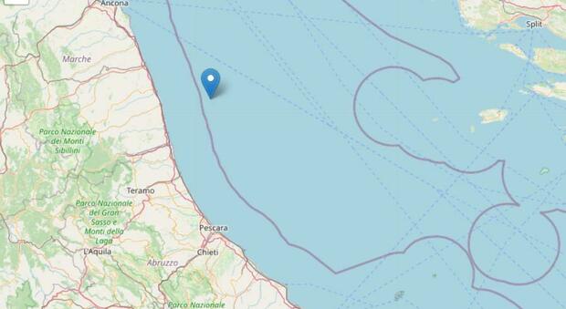 Scossa di magnitudo 3.3 a largo della costa picena. Continua lo sciame sismico in Adriatico
