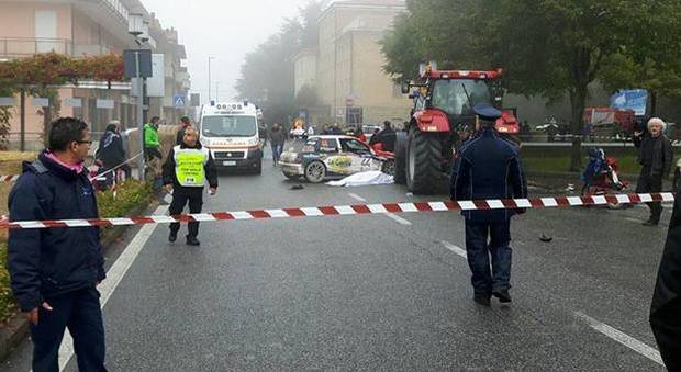 Rally di San Marino, auto fuori strada Ucciso un addetto alla gara. 7 i feriti