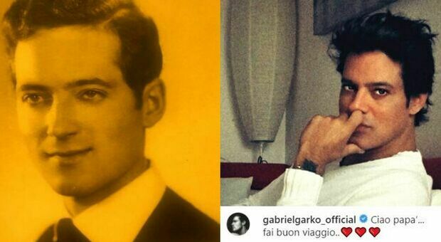 Gabriel Garko, morto il papà. Il post dell'attore: «Ciao, fai buon viaggio»