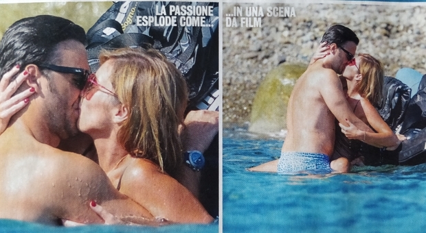 Maria Elena Boschi, vacanza bollente con Giulio Berruti: baci e abbracci super sexy al mare
