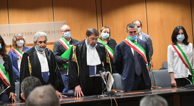 Il pronunciamento della sentenza in Corte d'Assise a Roma