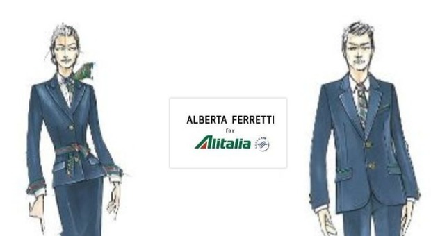 Alitalia, ecco le nuove divise disegnate da Alberta Ferretti