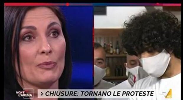 Infuocato faccia a faccia in tv tra Morani e i ristoratori: «Nelle Marche avete tagliato la Sanità»