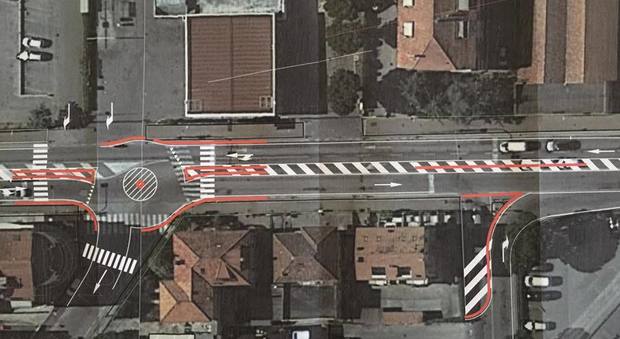 Pesaro, via i semafori dalla Statale Adriatica: parte la sperimentazione