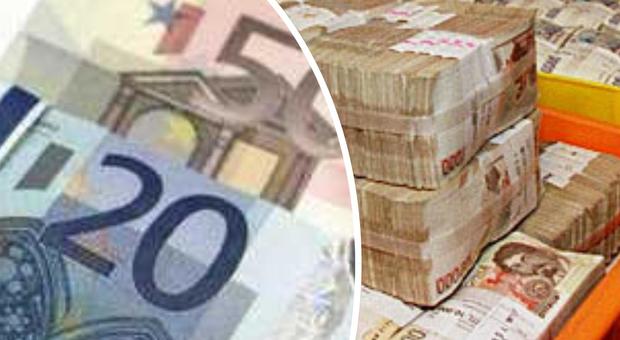 Trova tre miliardi di lire in banca ma non può cambiarli in euro, battaglia legale con Bankitalia