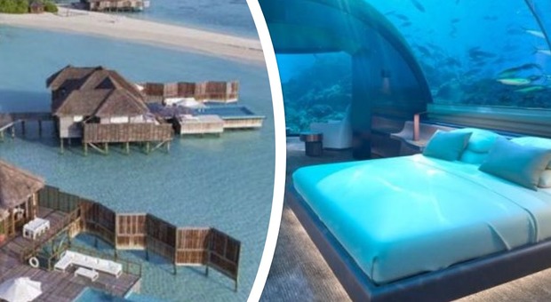 Primo bungalow sottomarino alle Maldive: una notte costa 50mila dollari