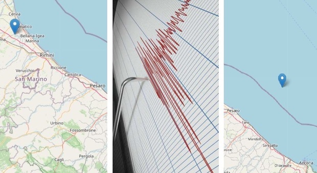 Sveglia con il terremoto: scossa di magnitudo 4.1 in Romagna. E continua lo sciame in Adriatico