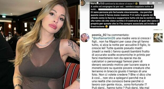 Chiara Nasti attaccata dagli hater: «Sei una pseudo-madre, hai fatto un figlio solo per i soldi». Lei si difende così