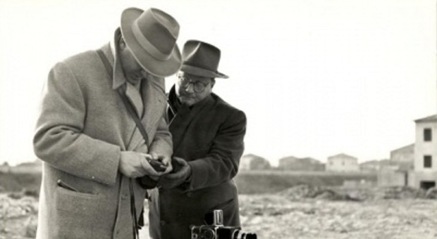 Ferruccio Ferroni e il suo maestro Giuseppe Cavalli a Senigallia negli anni 50