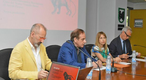Da sinistra Luciano Messi, Francesco Ciabattoni, Giorgia Latini, Alessio Vlad