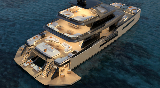 Isa Yachts lancia Zeffiro: ecco il catamarano di 130 piedi con un design innovativo
