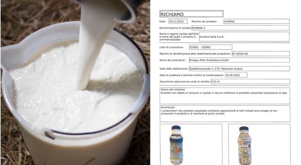 Latte per neonati ritirato dal mercato, il Ministero: «Rischio fisico»