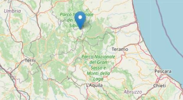 Scossa di terremoto nella zona del cratere: epicentro vicino ad Arquata del Tronto, magnitudo 2.4