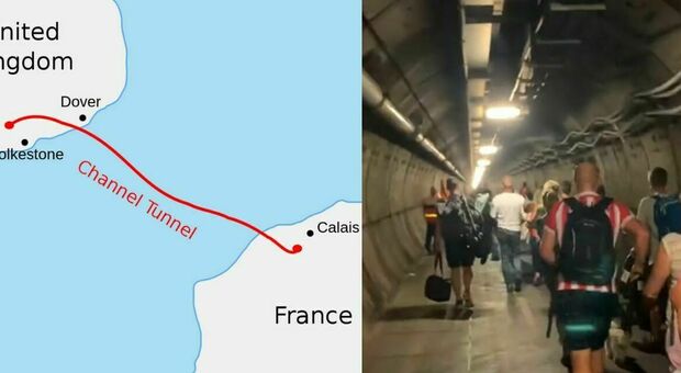 Treno bloccato nel tunnel sotto la Manica, paura fra i passeggeri: «Cinque ore in una galleria negli abissi»