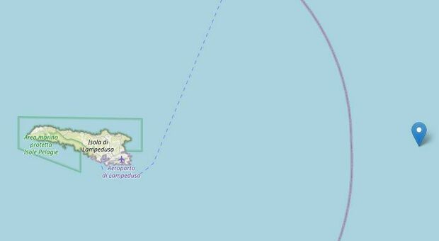 Terremoto Lampedusa di 3.8, scossa in mare, non si segnalano danni sull'isola