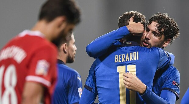 Italia-Polonia 2-0: decidono Jorginho e Berardi. Azzurri ad un passo dalla Final Four