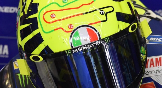 Gran Premio d'italia, il nuovo casco di Valentino Rossi con dedica al Mugello