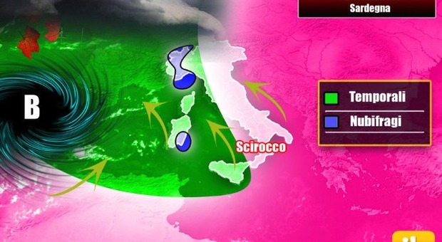 Meteo, allarme piogge e nubifragi al Nord-Ovest: «In Liguria fino a 150 litri in 10 ore»