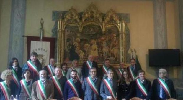 I sindaci riuniti a Fabriano ​contro l'Imu sui terreni agricoli