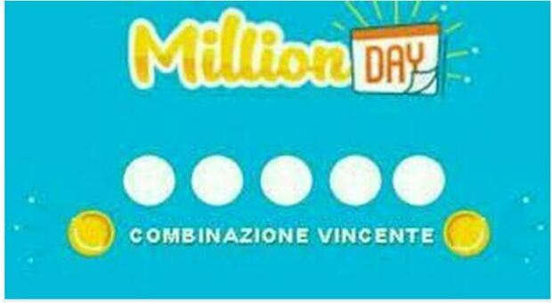 Million Day, estrazione dei cinque numeri vincenti di oggi giovedì 16 dicembre 2021