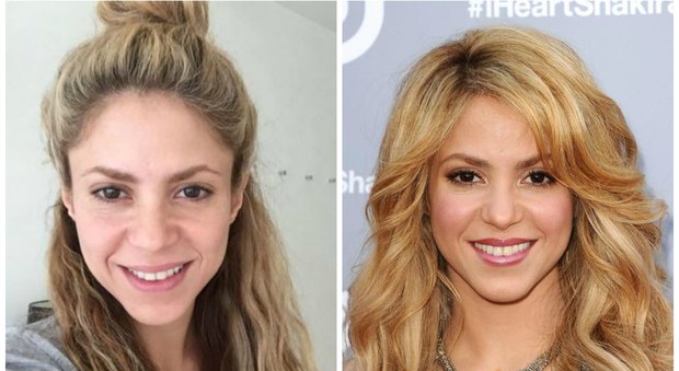 Shakira al naturale su Instagram