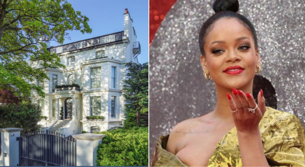 La villa londinese di Rihanna in vendita per 32 milioni di sterline