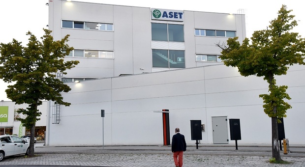 La sede amministrativa dell'azienda Aset