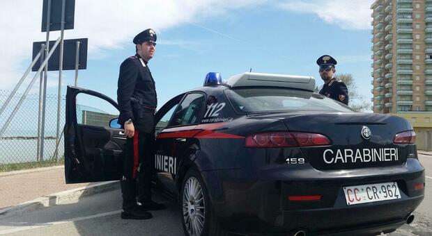 I controlli dei carabinieri a Fermo
