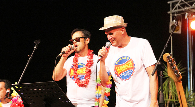 Greg con Max Paiella alla festa della Lube: «Jolly Rockers, entusiasmo contagioso»