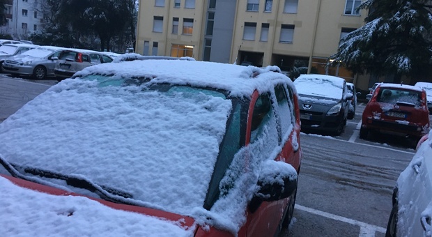 Pesaro, la neve e la fake news sulla chiusura svuotano le scuole