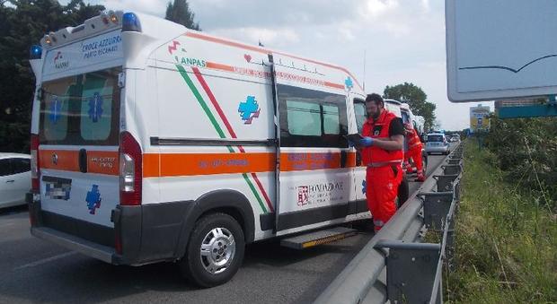 Motociclista marchigiano cade in Umbria Il 37enne grave all'ospedale di Perugia