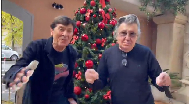Gianni Morandi e Bobby Solo cantano "Be-Bop-A-Lula"