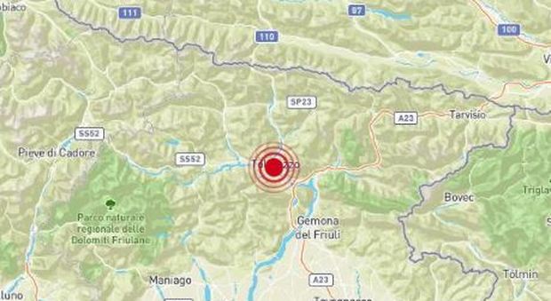 Terremoto in Carnia, nuova scossa all'alba: secca, avvertita fino in Austria