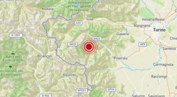 Terermoto in provincia di Torino: scossa di magnitudo 3.1 tra Pinerolo e Sestriere
