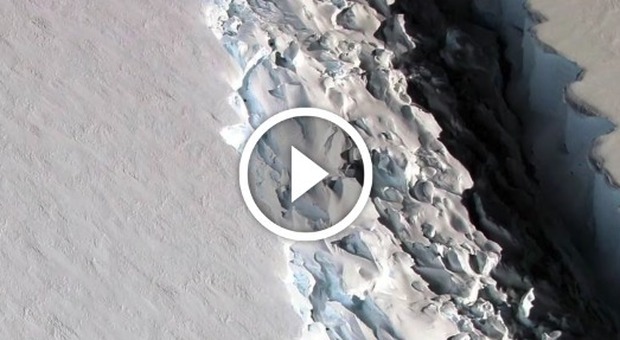 La crepa individuata nella regione antartica