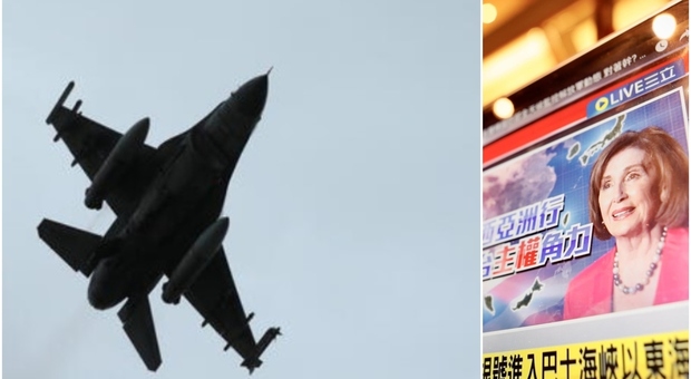 Taiwan, jet cinesi vicino all'isola: Pechino intensifica l'attività militare, sale la tensione per l'arrivo di Nancy Pelosi