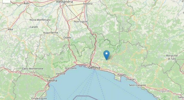 Terremoto a Genova, scossa nella notte di magnitudo 3.5. Toti: «Nessun ferito, ma crepe a edifici»